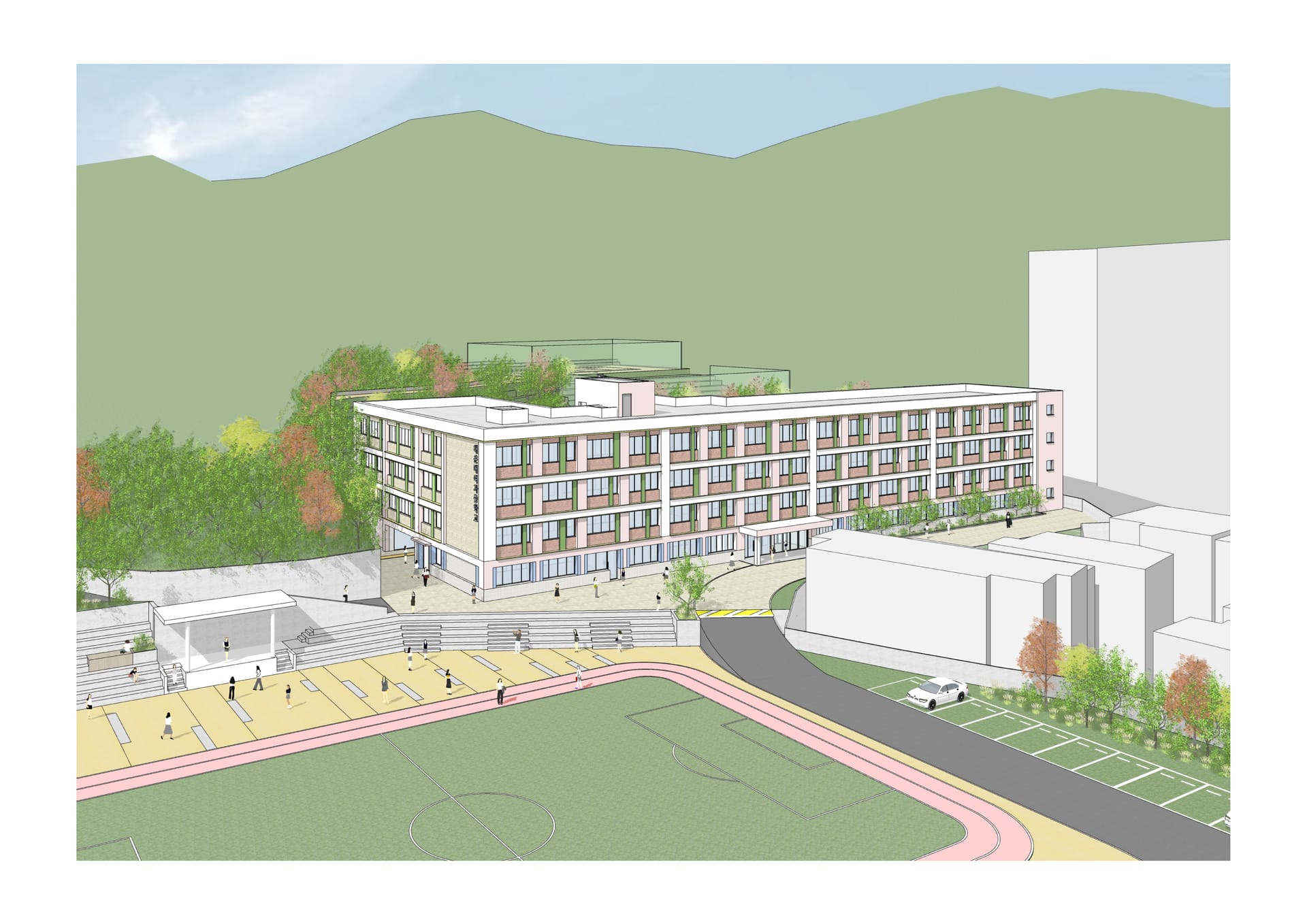 해운대여자중학교 공간재구조화 이미지 1